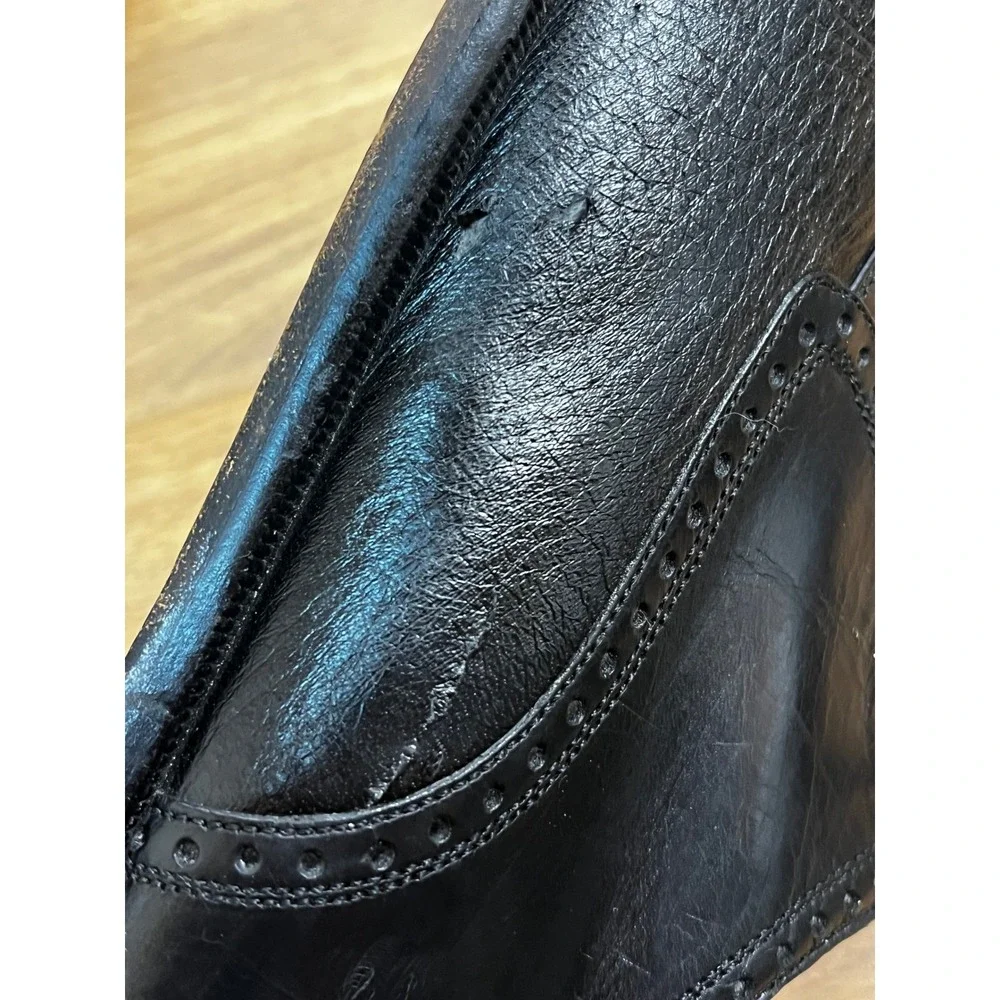 Mezlan men's shoes black‎ oxford 11.5 Nicola